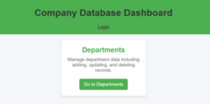 Company Dashboard screenshot